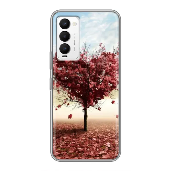 Чохол з принтом «Дерево серце» для TECNO Camon 18 / Camon 18P