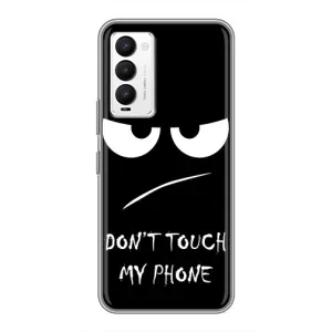 Чехол для Техно Камон 18 / Камон 18п - (AlphaPrint) с печатью (ТОП продаж) (Dont Touch)