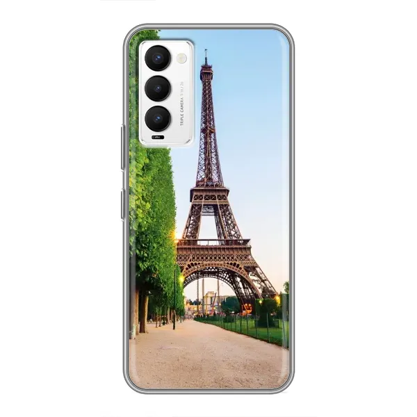 Чехол с принтом «Дорога в Париж» для TECNO Camon 18 / Camon 18P
