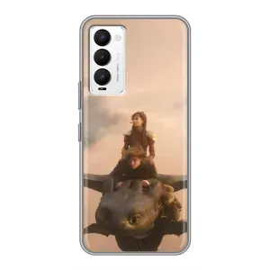 Чехол как приручить дракона на Tecno Camon 18 / Camon 18P (Фильм дракон)