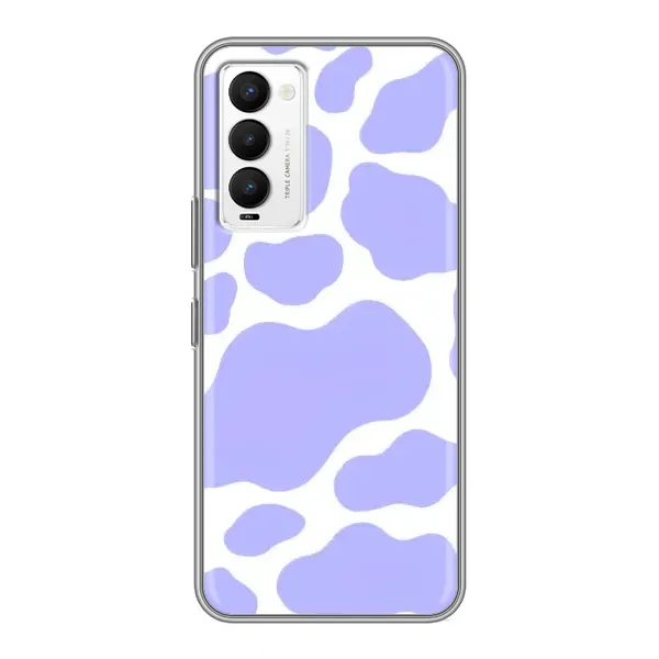 Чехол с принтом «Фиолетова Буренка» для TECNO Camon 18 / Camon 18P