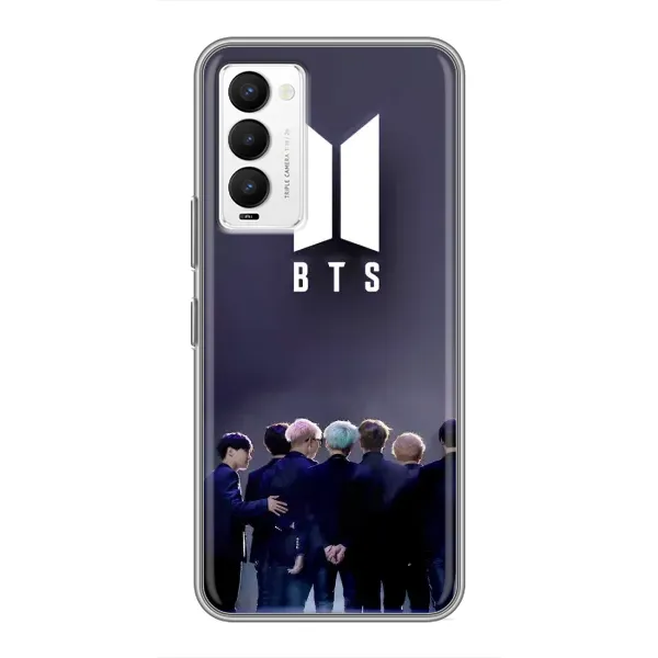 Чехол с принтом «Группа BTS» для TECNO Camon 18 / Camon 18P Чехол с принтом «Группа BTS» для TECNO Camon 18 / Camon 18P
