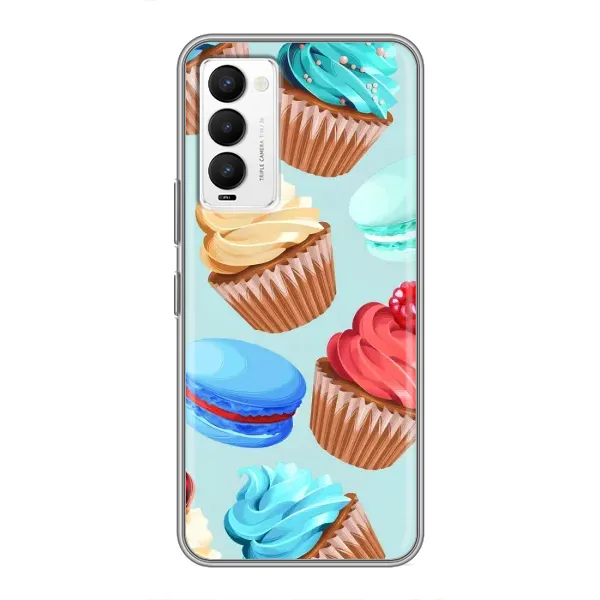 Чехол с принтом «Кексики» для TECNO Camon 18 / Camon 18P