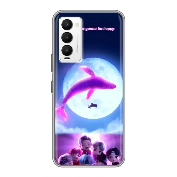 Чехол с принтом «КИТ BTS» для TECNO Camon 18 / Camon 18P Чехол с принтом «КИТ BTS» для TECNO Camon 18 / Camon 18P