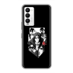 Чехлы на тему: Итачи Учиха для Tecno Camon 18 / Camon 18P (AlphaPrint) (коллаж Итачи)