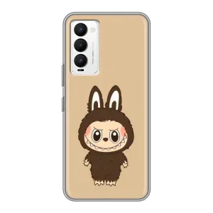 Чохол з Лабубу на Tecno Camon 18 / Camon 18P (Bored Ape в червоному)
