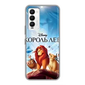 Чехол Король лев на Техно Камон 18 / Камон 18п (Постер Король Лев)
