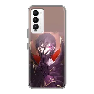 Чехлы Персонажи Аниме Наруто для Tecno Camon 18 / Camon 18P (AlphaPrint) (Ламперуж)
