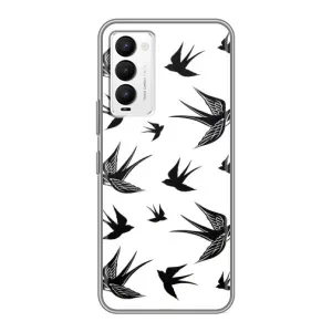 Чехол с птицами на Tecno Camon 18 / Camon 18P (VPrint)