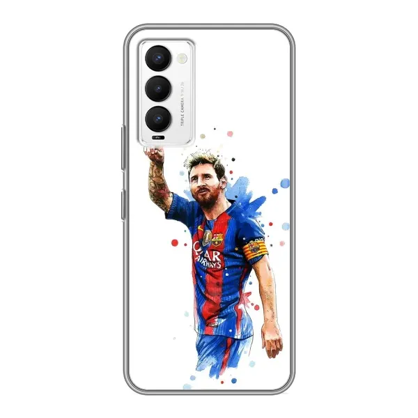 Чохол з принтом «Лео Мессі» для TECNO Camon 18 / Camon 18P