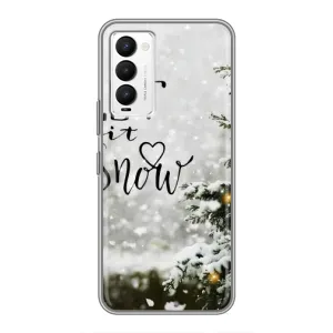 Чехол с принтом «Let it snow» для TECNO Camon 18 / Camon 18P