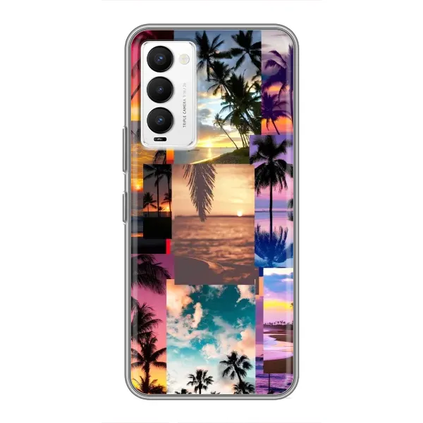 Чехол с принтом «Летний отпуск» для TECNO Camon 18 / Camon 18P