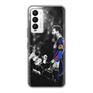 Чехлы Месси для Tecno Camon 18 / Camon 18P (AlphaPrint)