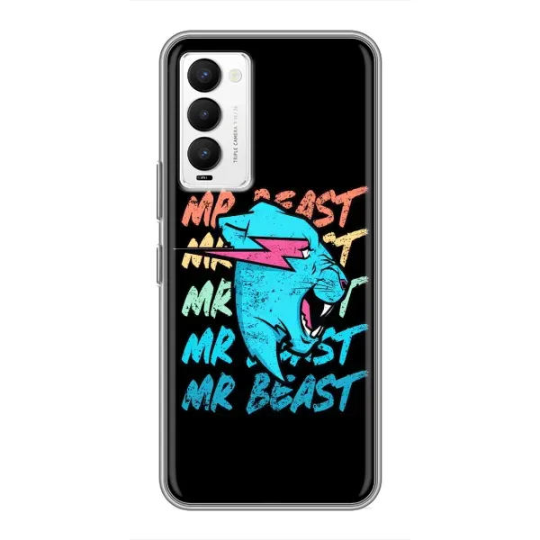 Чехол с принтом «logo Mr beast» для TECNO Camon 18 / Camon 18P