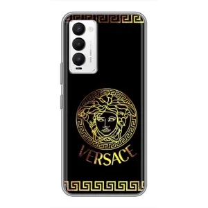 Чехлы VERSACE для Техно Камон 18 / Камон 18п (PREMIUMPrint) (Logo Versace)