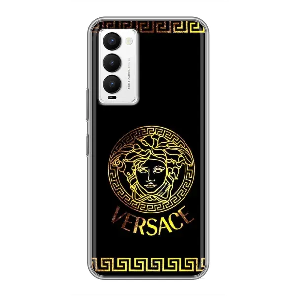 Чехол с принтом «Logo Versace» для TECNO Camon 18 / Camon 18P