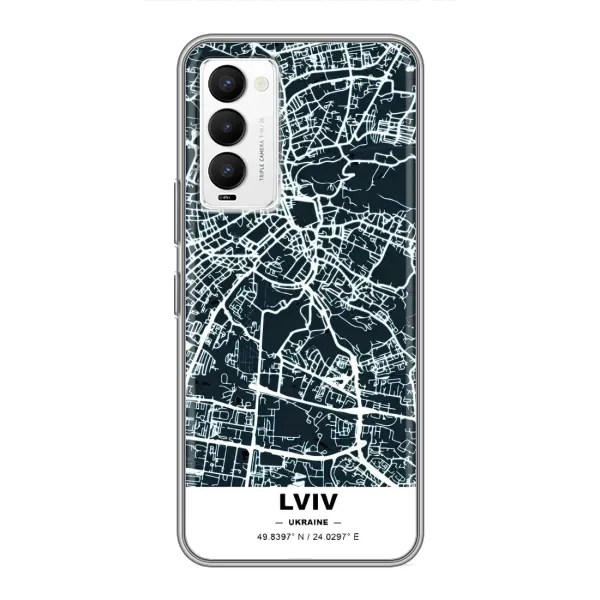 Чехол с принтом «Львов» для TECNO Camon 18 / Camon 18P