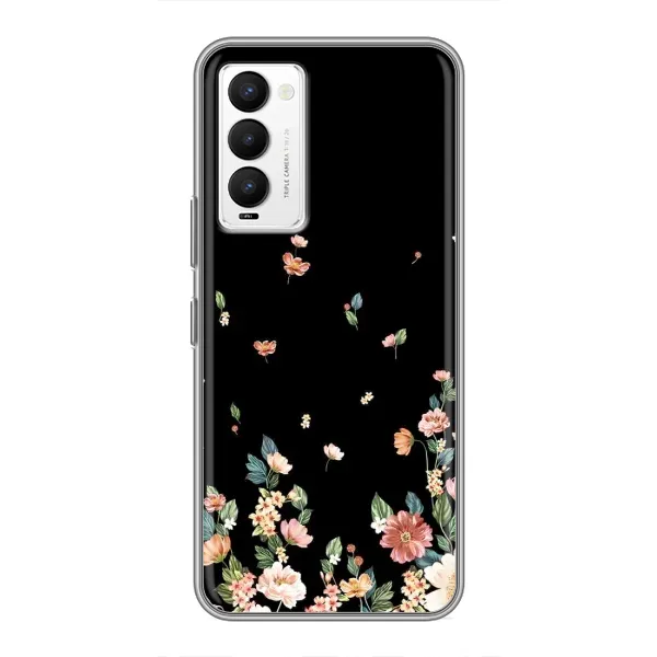 Чехол с принтом «Маленькие цветы» для TECNO Camon 18 / Camon 18P