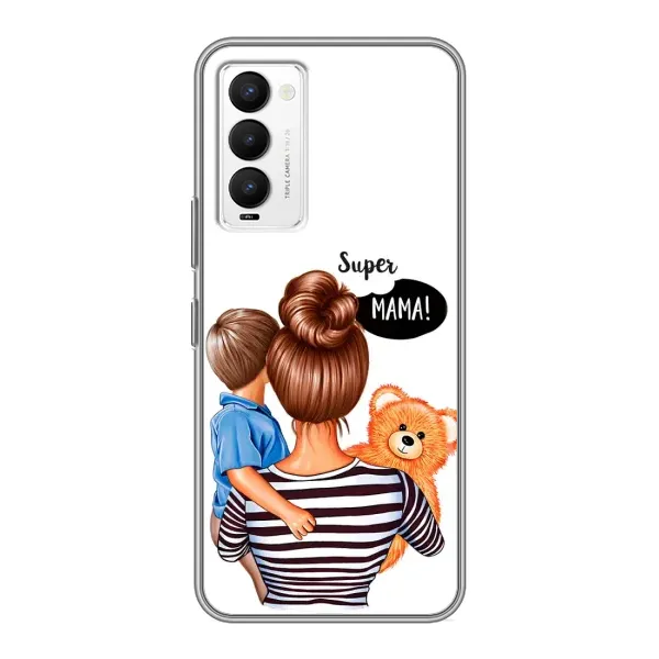 Чехол с принтом «Мама с сыном» для TECNO Camon 18 / Camon 18P Чехол с принтом «Мама с сыном» для TECNO Camon 18 / Camon 18P