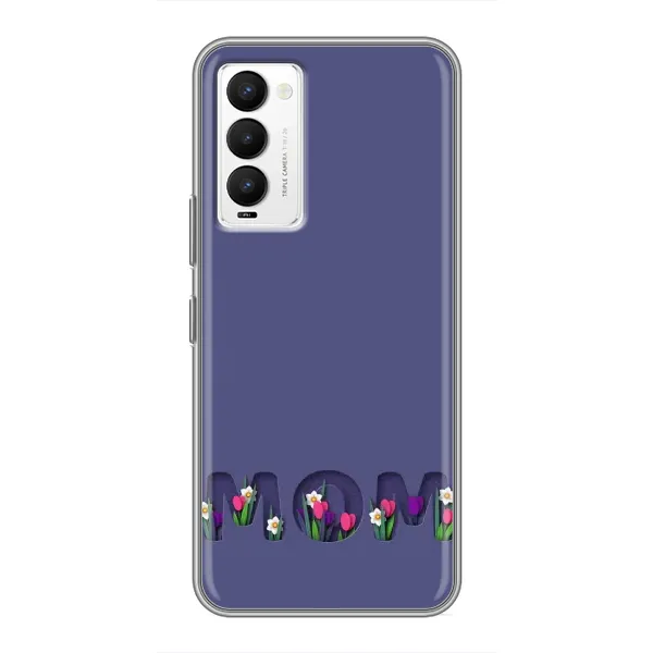 Чохол з принтом «Мама в квітах» для TECNO Camon 18 / Camon 18P Чохол з принтом «Мама в квітах» для TECNO Camon 18 / Camon 18P