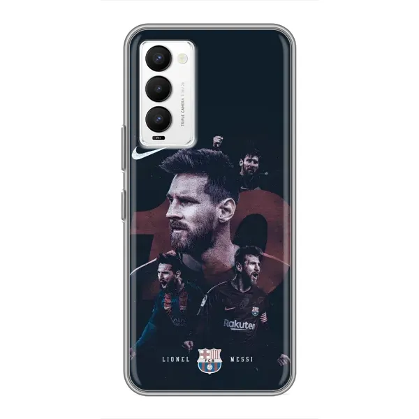 Чохол з принтом «Мессі 10» для TECNO Camon 18 / Camon 18P