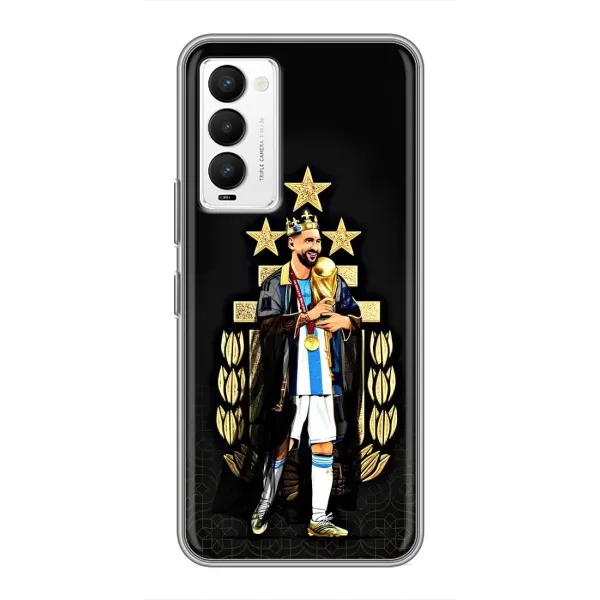 Чохол з принтом «Мессі Король» для TECNO Camon 18 / Camon 18P