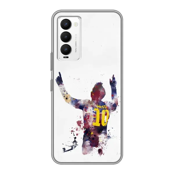 Чохол з принтом «Messi Barca» для TECNO Camon 18 / Camon 18P