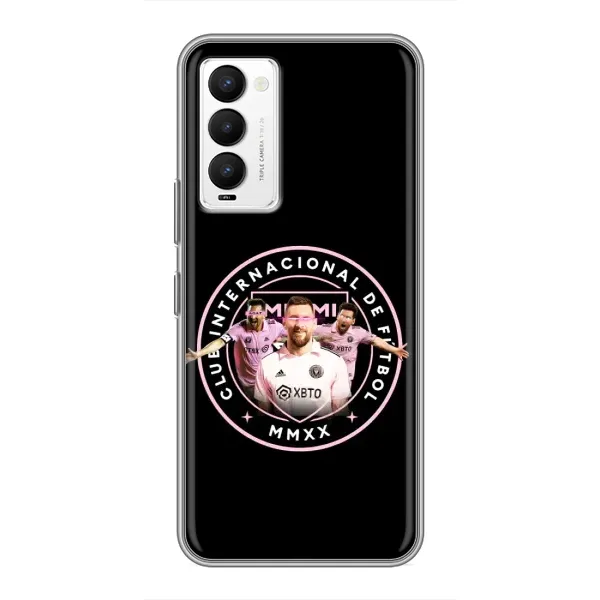 Чехол с принтом «Месси в лого» для TECNO Camon 18 / Camon 18P