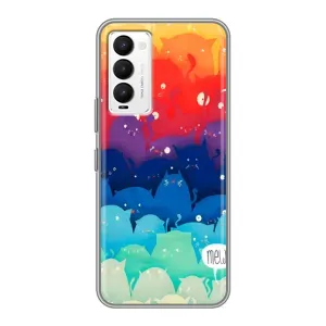 Чехол с принтом «Mew» для TECNO Camon 18 / Camon 18P