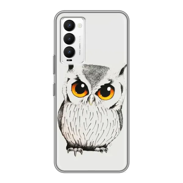 Чехол с принтом «Милая Сова» для TECNO Camon 18 / Camon 18P Чехол с принтом «Милая Сова» для TECNO Camon 18 / Camon 18P
