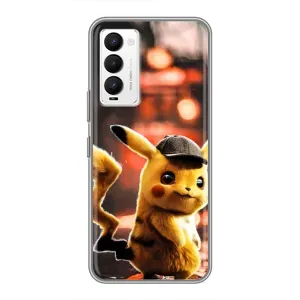 Чохол з Пікачу на Tecno Camon 18 / Camon 18P (Милий Пікачу)