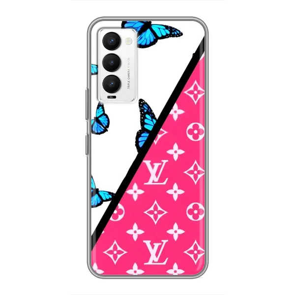 Чехол с принтом «Мода LV» для TECNO Camon 18 / Camon 18P