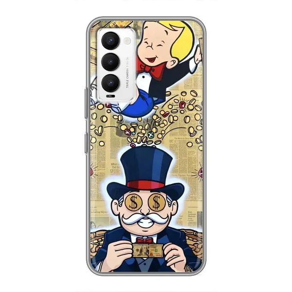 Чехол с принтом «Монополия Мен» для TECNO Camon 18 / Camon 18P
