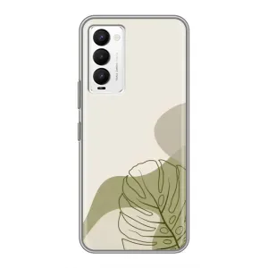 Чохол з принтом «Зелена монстера дизайн» для TECNO Camon 18 / Camon 18P