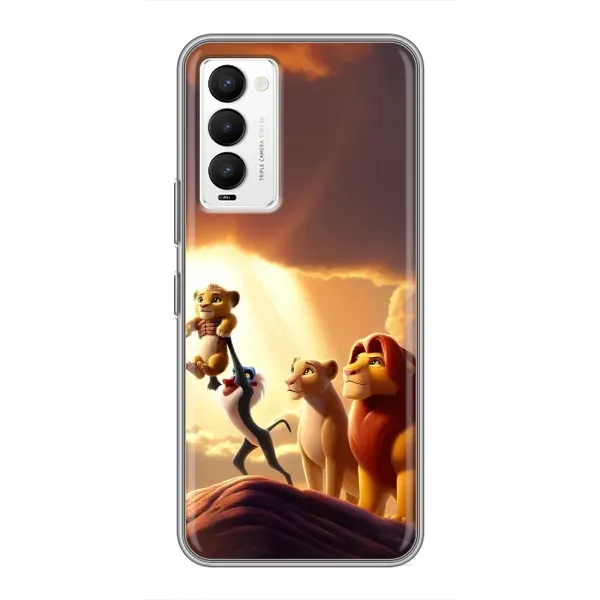 Чехол с принтом «Симба на презентации» для TECNO Camon 18 / Camon 18P
