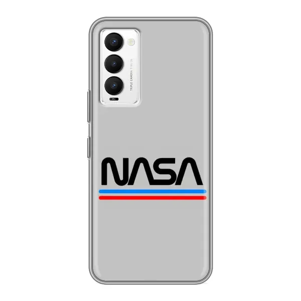 Чехол с принтом «NASA» для TECNO Camon 18 / Camon 18P Чехол с принтом «NASA» для TECNO Camon 18 / Camon 18P
