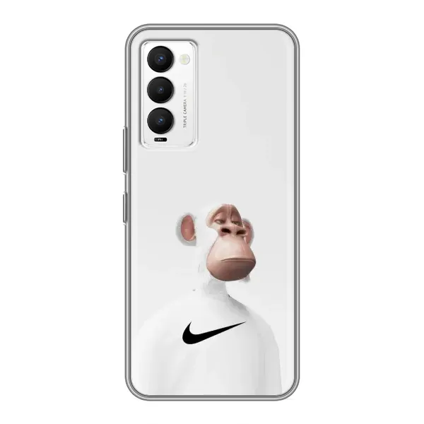Чехол с принтом «обезьяна NFT Nike» для TECNO Camon 18 / Camon 18P