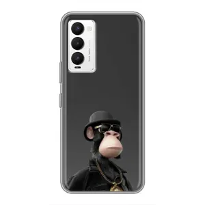 Чехлы с Обезьянами NFT для Tecno Camon 18 / Camon 18P (AlphaPrint) (Обезьяна NFT)