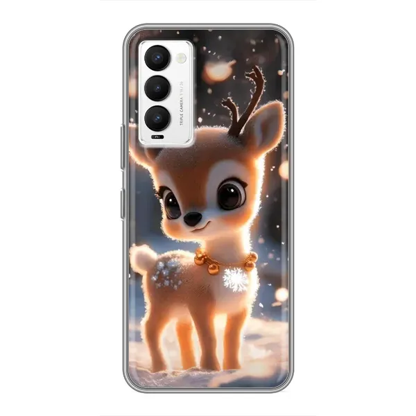 Чохол з принтом «Оленятко» для TECNO Camon 18 / Camon 18P Чохол з принтом «Оленятко» для TECNO Camon 18 / Camon 18P