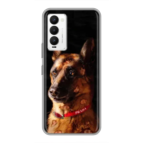 Чехол с принтом «Овчарка» для TECNO Camon 18 / Camon 18P