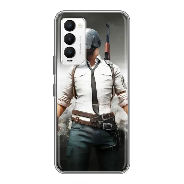 Чохол з принтом «Пабг мен» для TECNO Camon 18 / Camon 18P