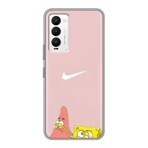 Чохол Губка Боб для ТЕКНО Камон 18 / Камон 18П (Патрік і Губка)