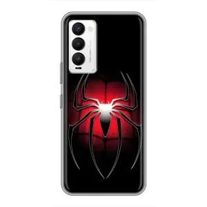 Чехол с человеком пауком для Tecno Camon 18 / Camon 18P - (AlphaPrint)