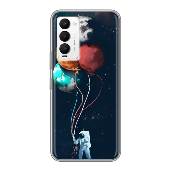 Чехол с принтом «Планеты шарики» для TECNO Camon 18 / Camon 18P Чехол с принтом «Планеты шарики» для TECNO Camon 18 / Camon 18P