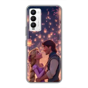 Чехол Рапунцель для Tecno Camon 18 / Camon 18P (Принцесса и принц)
