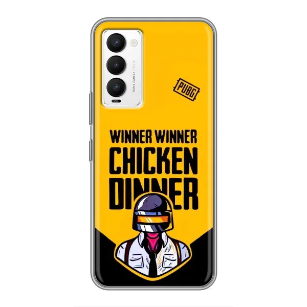Чохол з принтом «Pubg шолом» для TECNO Camon 18 / Camon 18P