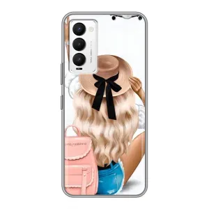 Чехол с печатью для Tecno Camon 18 / Camon 18P - (Мода) (AlphaPrint) (Путешествие)
