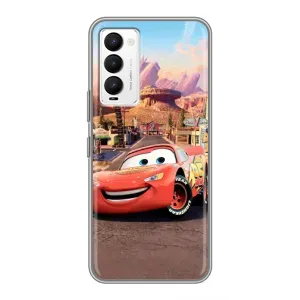 Силиконовый чехол Маквин для Tecno Camon 18 / Camon 18P (Радиаторный Спрингс Маквин)