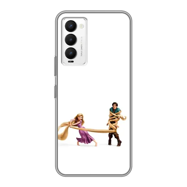 Чехол с принтом «Рапунцель и Флин» для TECNO Camon 18 / Camon 18P