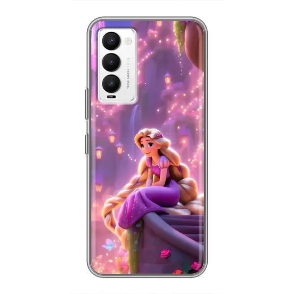 Чехол с принтом «Рапунцель в замке» для TECNO Camon 18 / Camon 18P
